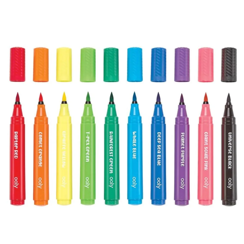 Jumbo Penseltusser Afvaskelige Big Bright Brush (10 stk)
