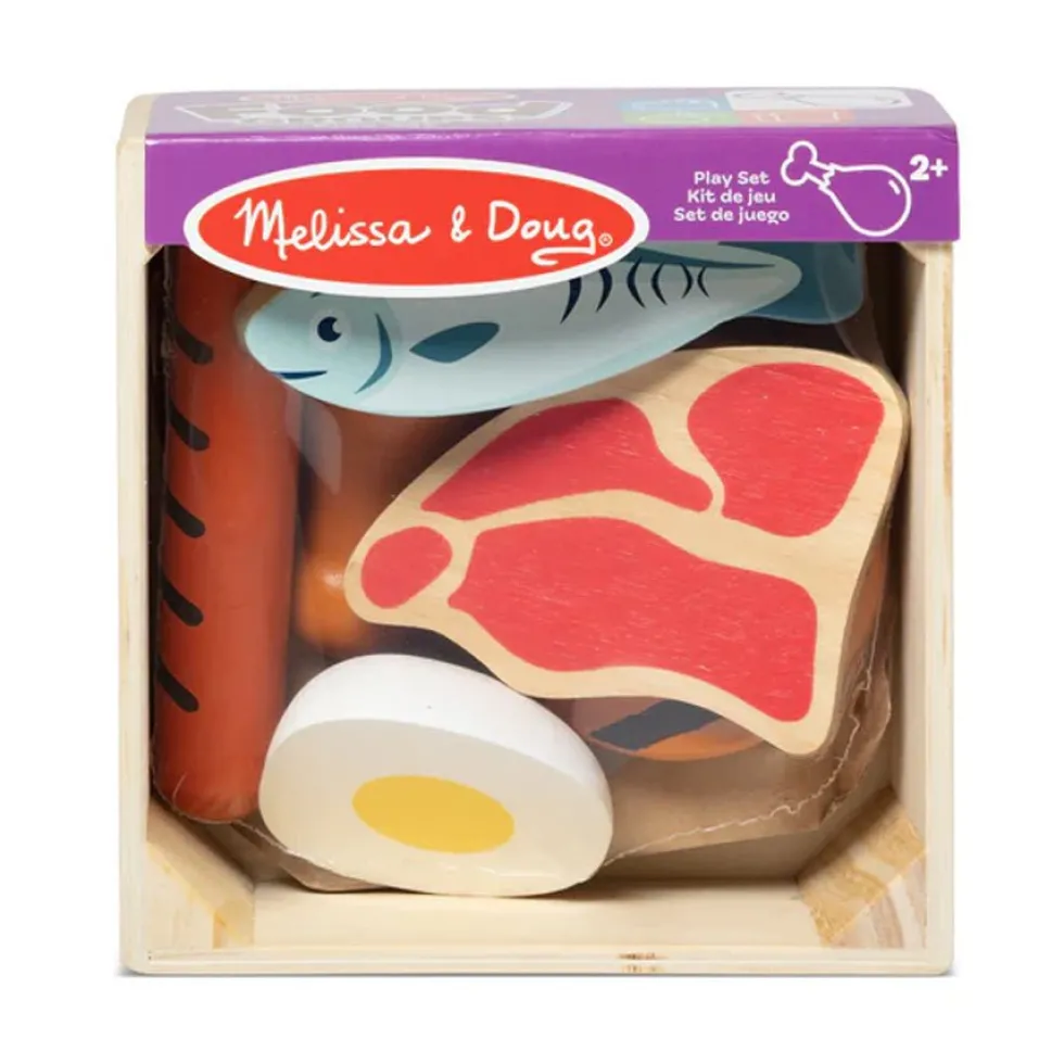 Kød og Fisk Legemad i Træ