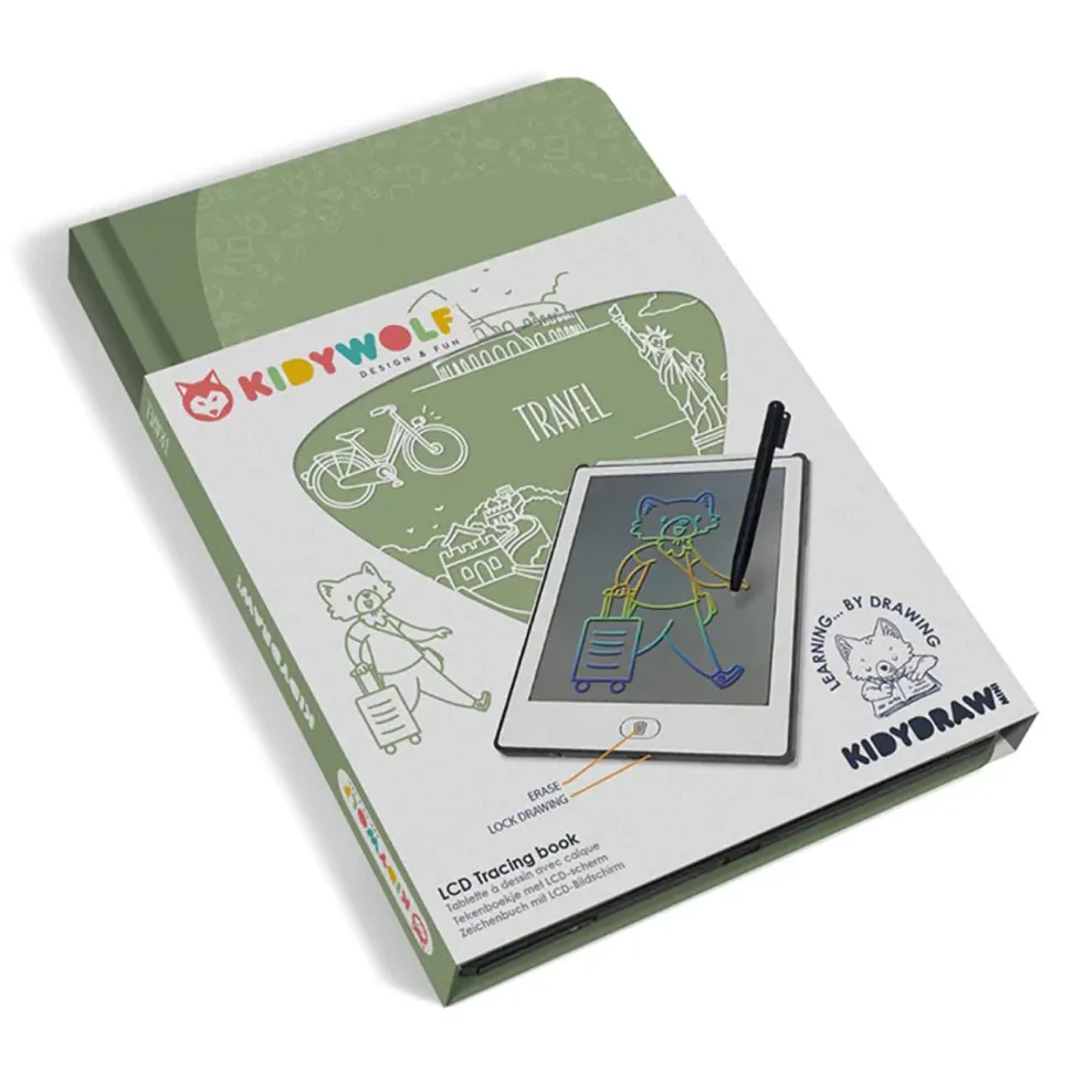 Kidydraw mini skitsebog med LCD skærm, rejse