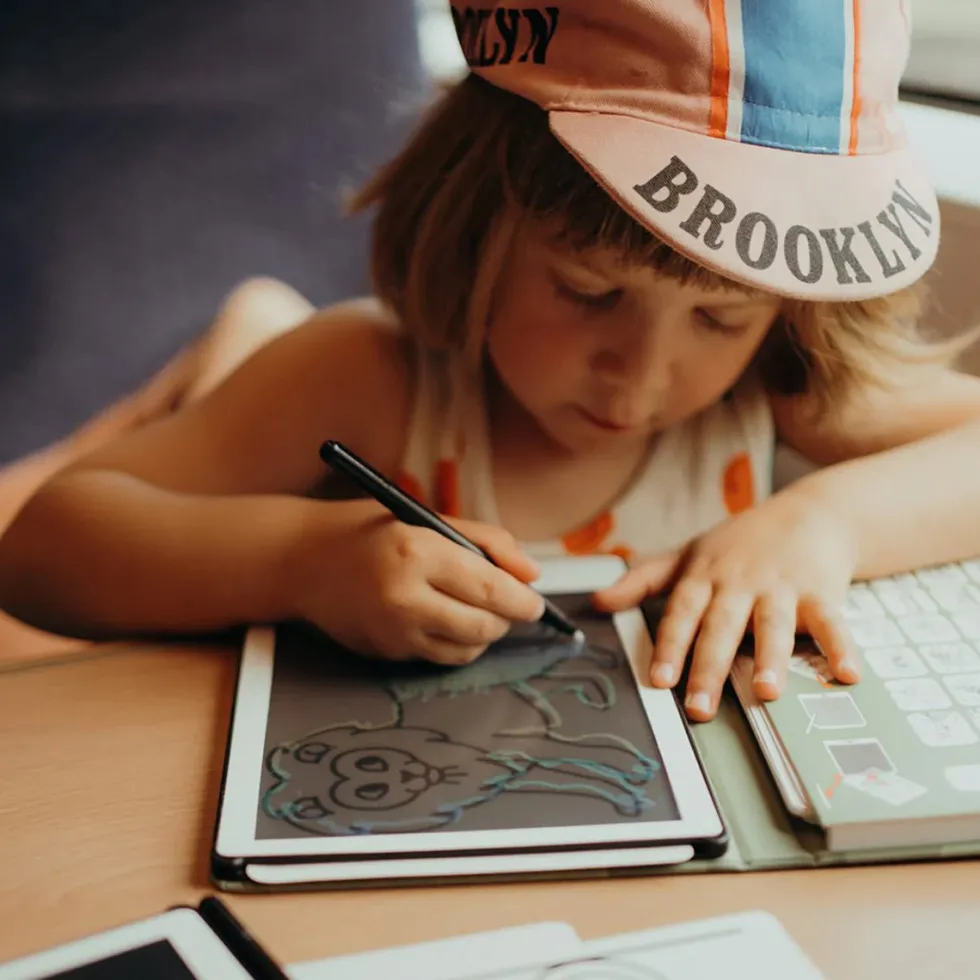 Kidydraw mini skitsebog med LCD skærm, dinosaur