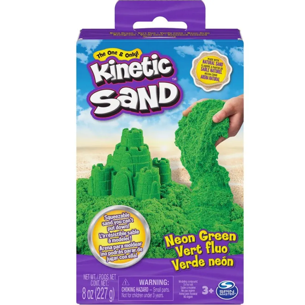Kinetic Sand neon, grøn