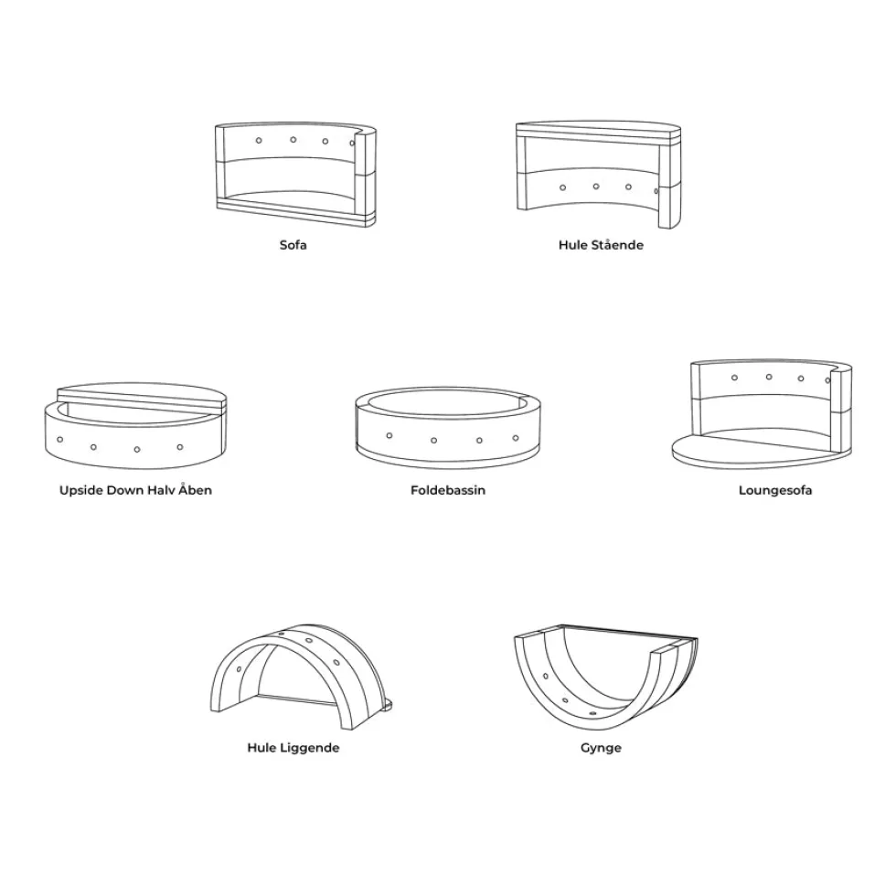 KK Play Fold Circle Mustard W. Mustard
