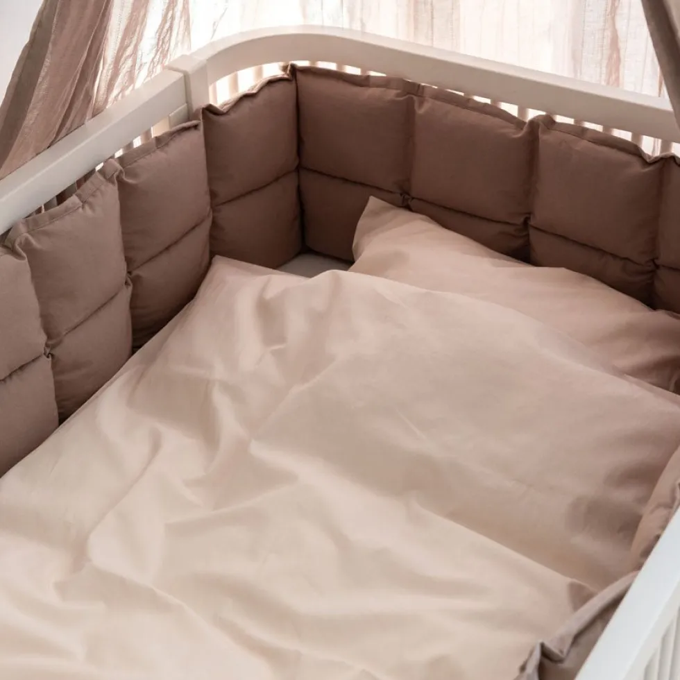 Klassisk Baby Sengetøj Birchbark Rose