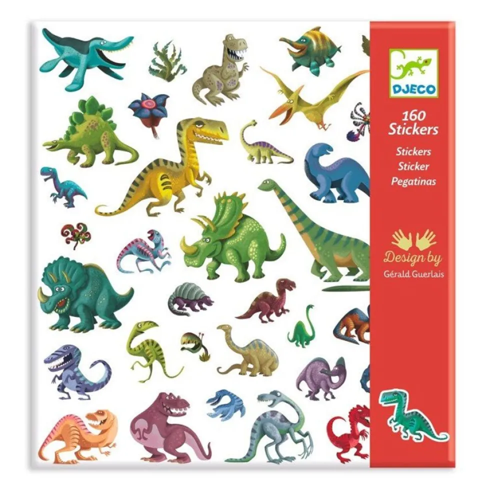 Klistermærker med Dinosaurer