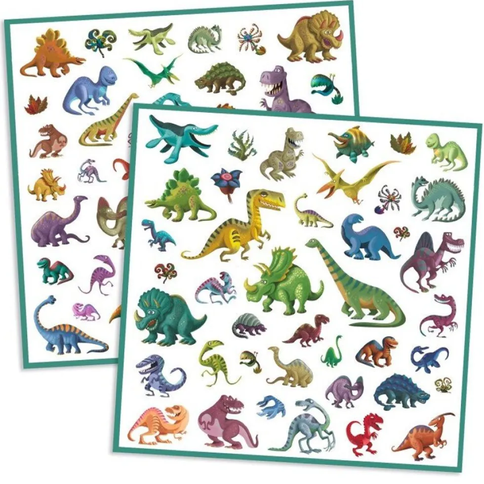 Klistermærker med Dinosaurer