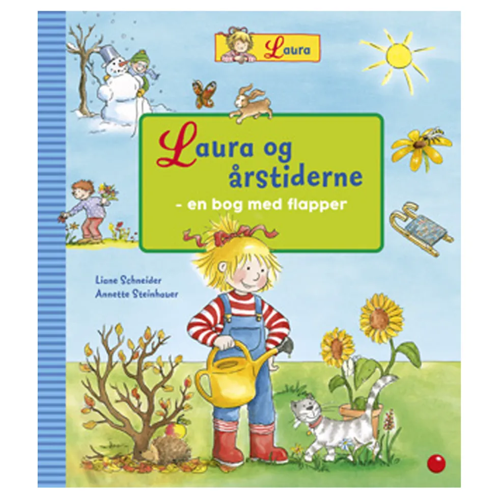 Laura og årstiderne - en bog med flapper