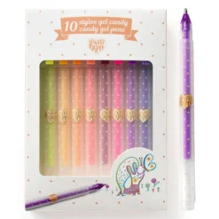 Lovely Paper Gelpenne i Candy Farver (10 stk)