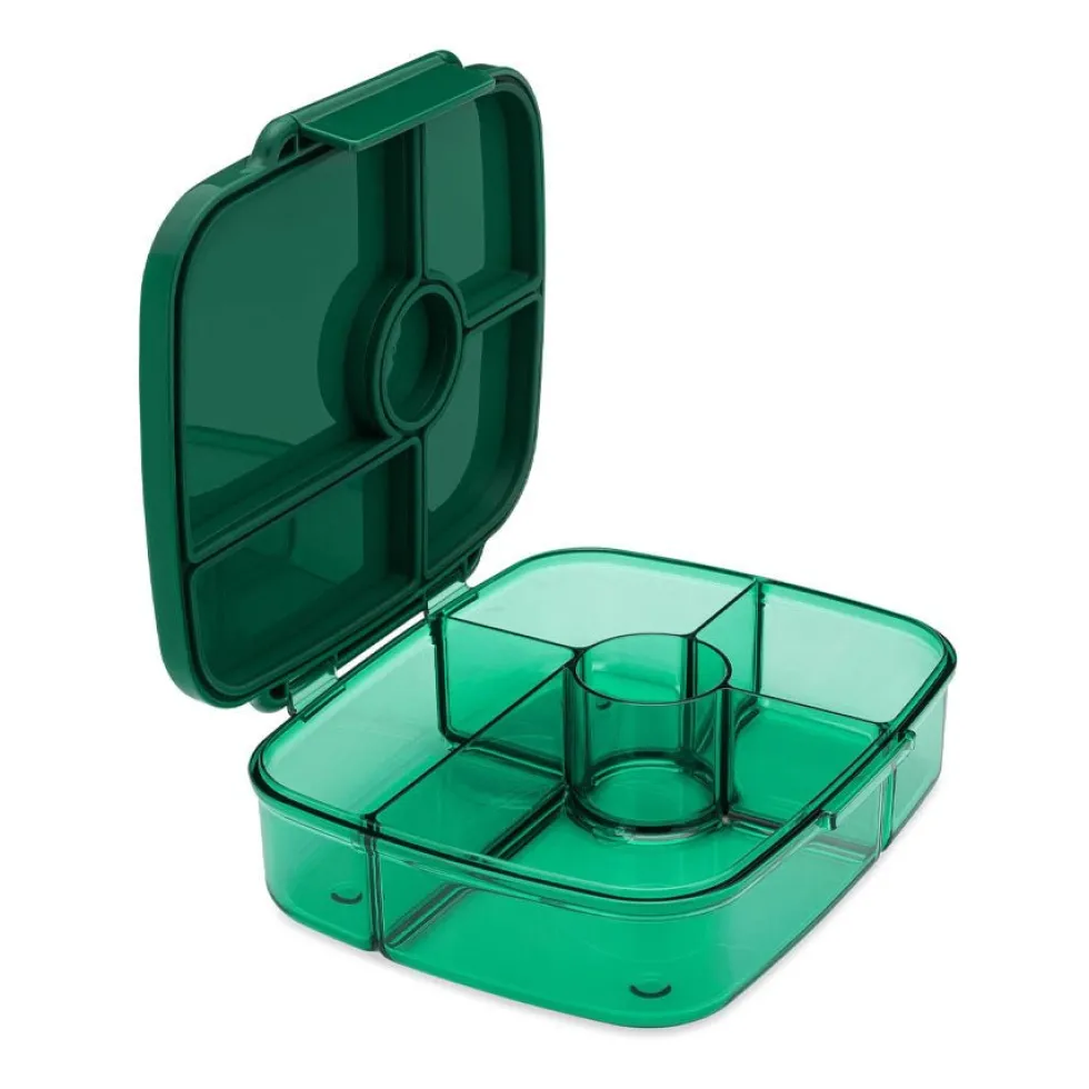 Madkasse Go med 5 Rum i Lima Green