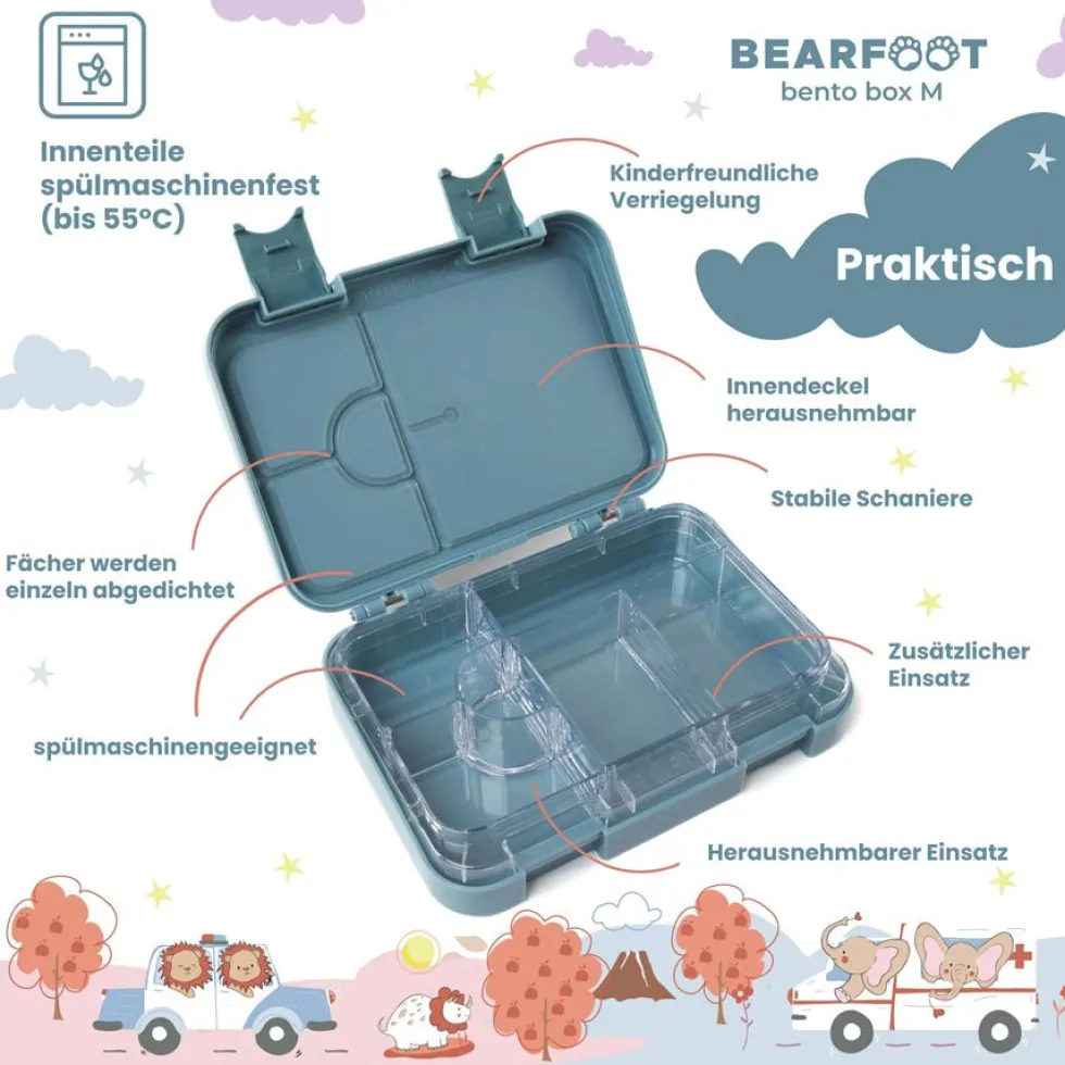 Madkasse Med Rum Bento Boks M Traktor