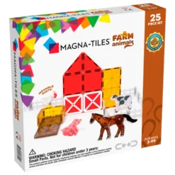 Magna-Tiles byggemagneter, Bondegårdsdyr