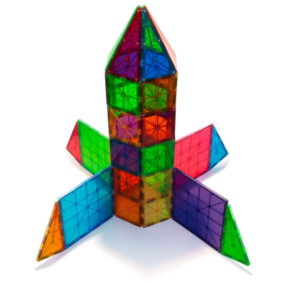 Magna-Tiles byggemagneter, clear - 100 dele