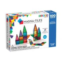 Magna-Tiles byggemagneter, clear - 100 dele