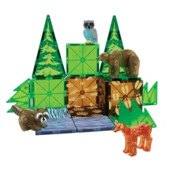 Magna-Tiles byggemagneter, Skovens dyr