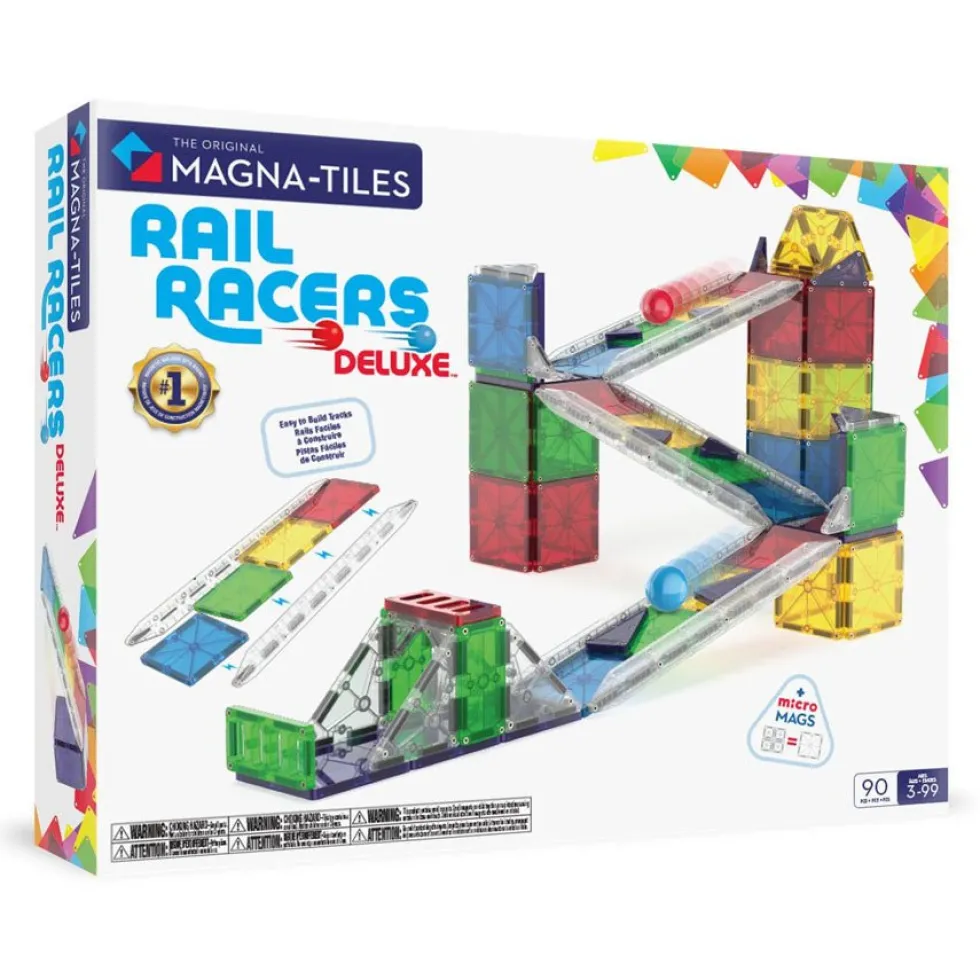 Magna-Tiles Deluxe Kuglebane, 90 Dele