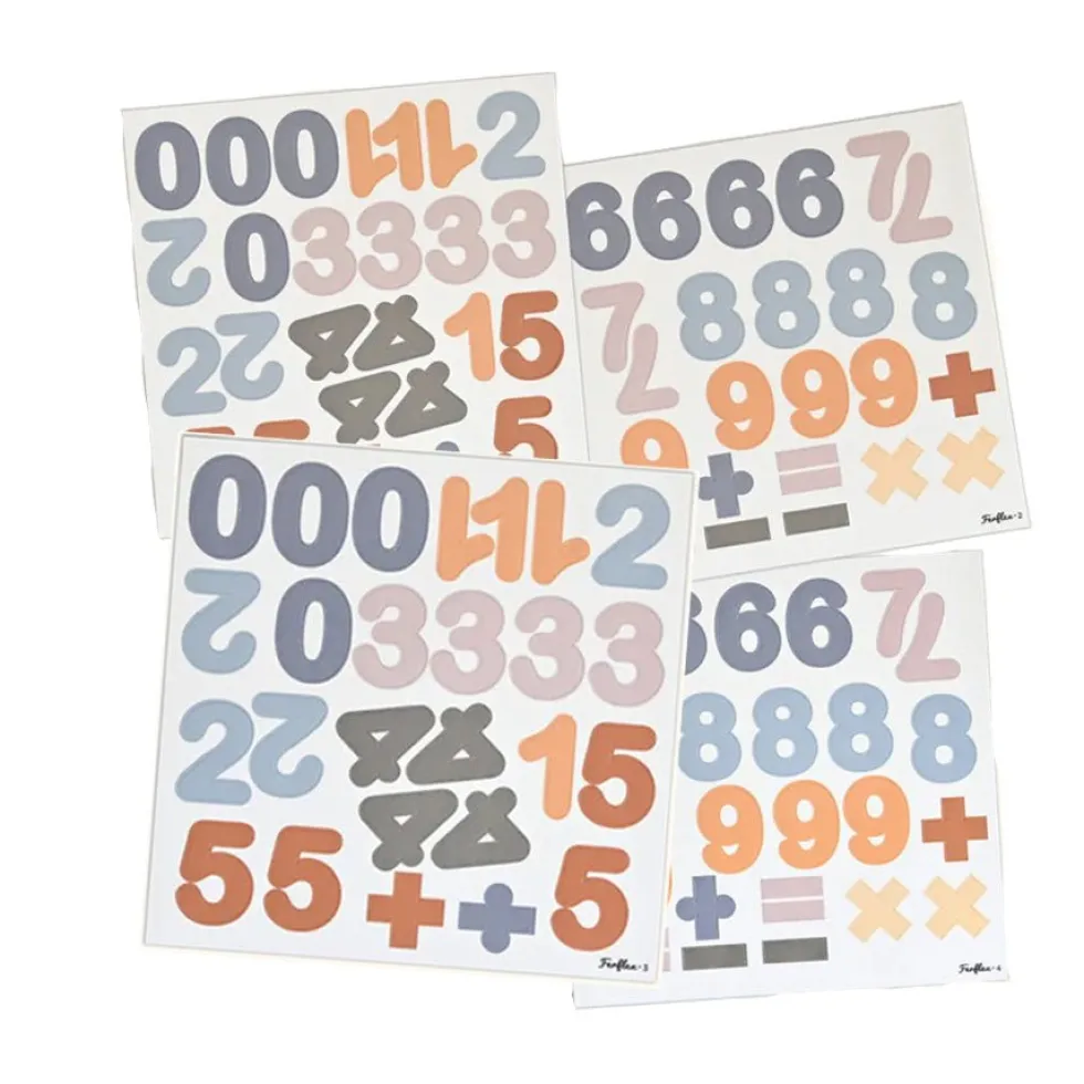 Magnetiske Tal 100 stk i Caramel Bleu