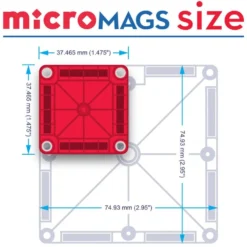 Magnetisk microMAGS Rejsesæt (26 Dele)