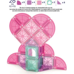Magnetisk microMAGS Rejsesæt i Heart to Heart (26 Dele)