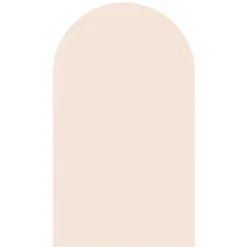 Magnetisk Tavle Med Rund Top i Rosa Beige (100 x 58 cm)