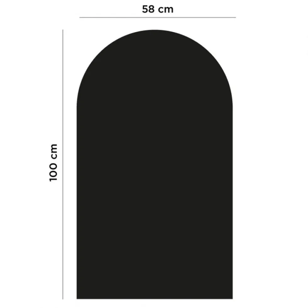 Magnetisk Tavle med Rund Top (100 x 58 cm)