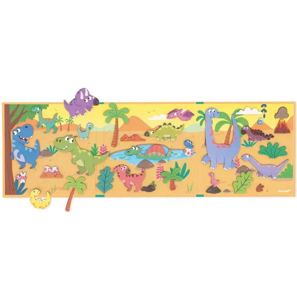 Magneti´Stories med Dinosaurs