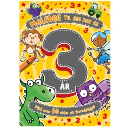 Malebog Til Dig Der Er 3 År