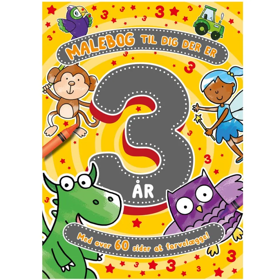 Malebog Til Dig Der Er 3 År