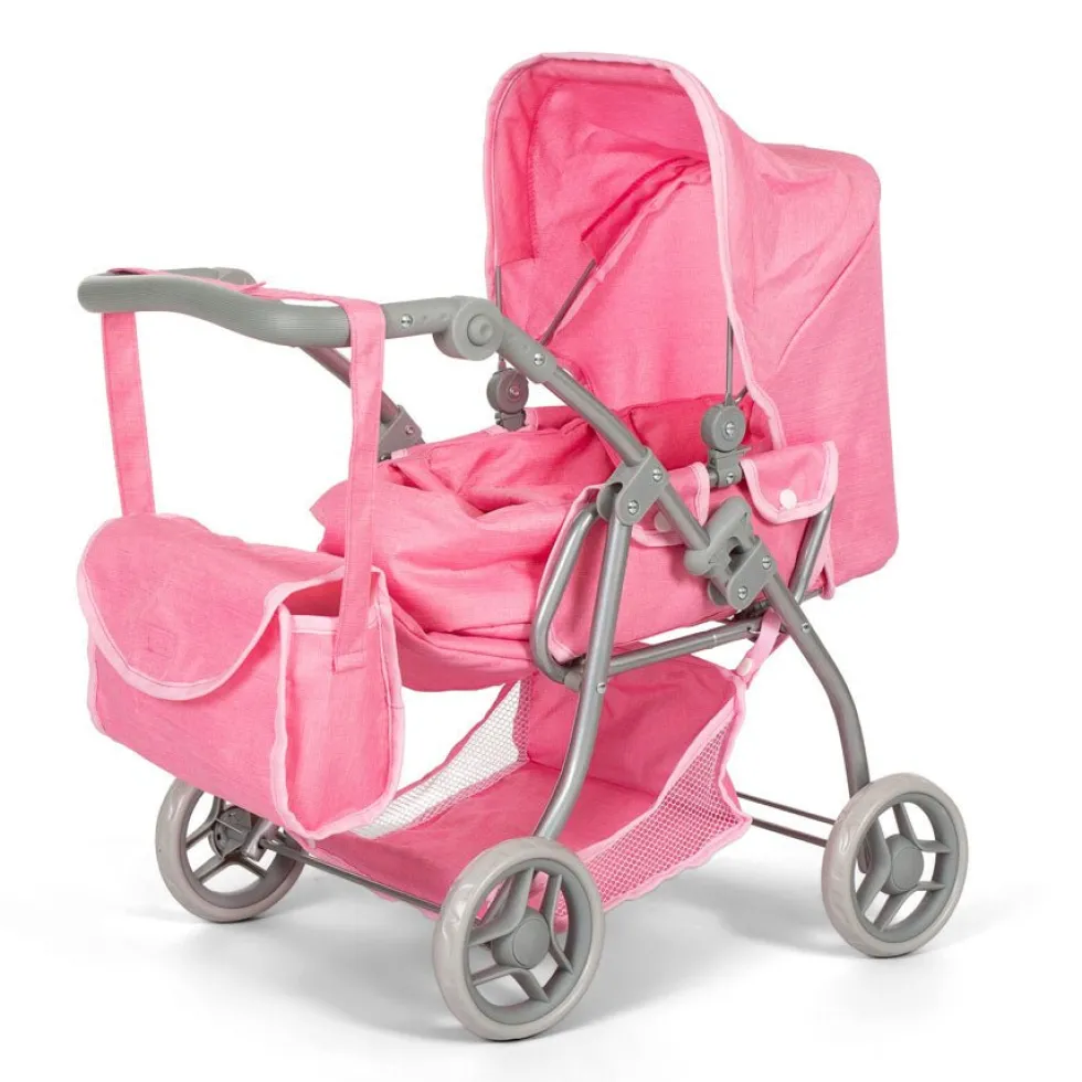 Mamamemo Dukkevogn Med Lift, Pink