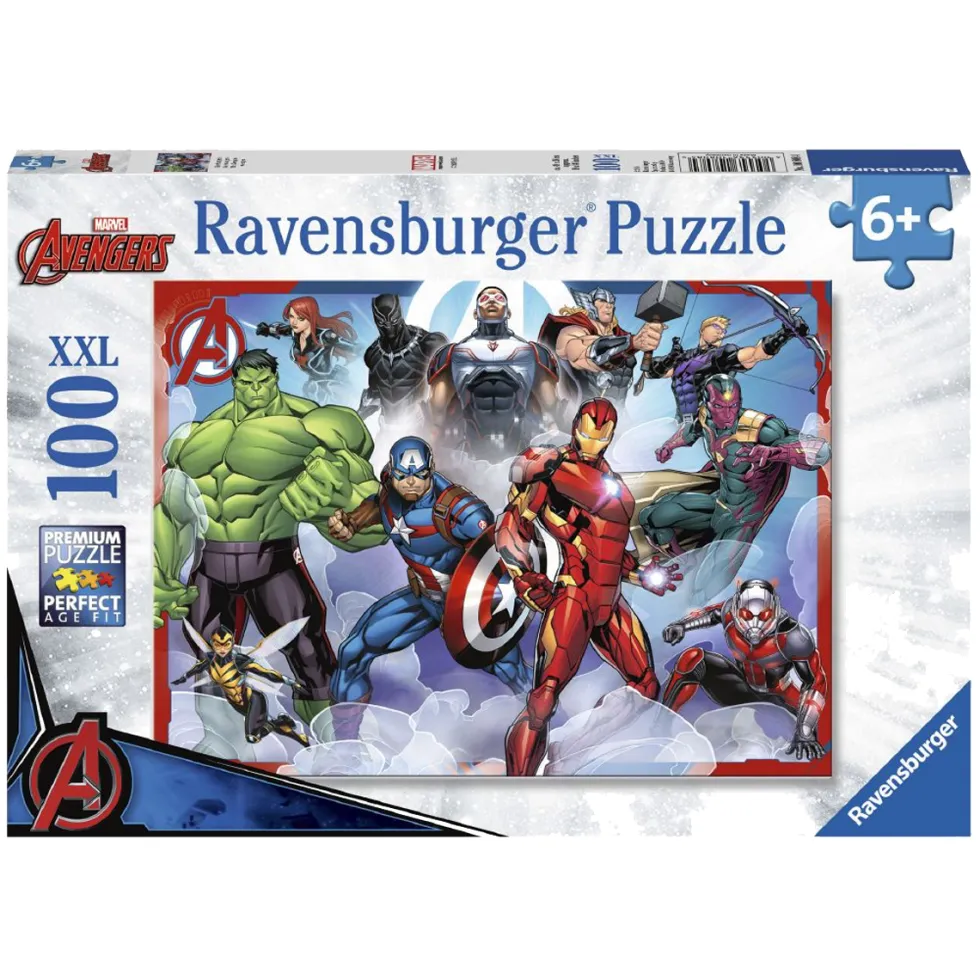 Marvel Avengers puslespil, 100 brikker