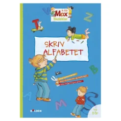 Max skoleklar: Skriv alfabetet