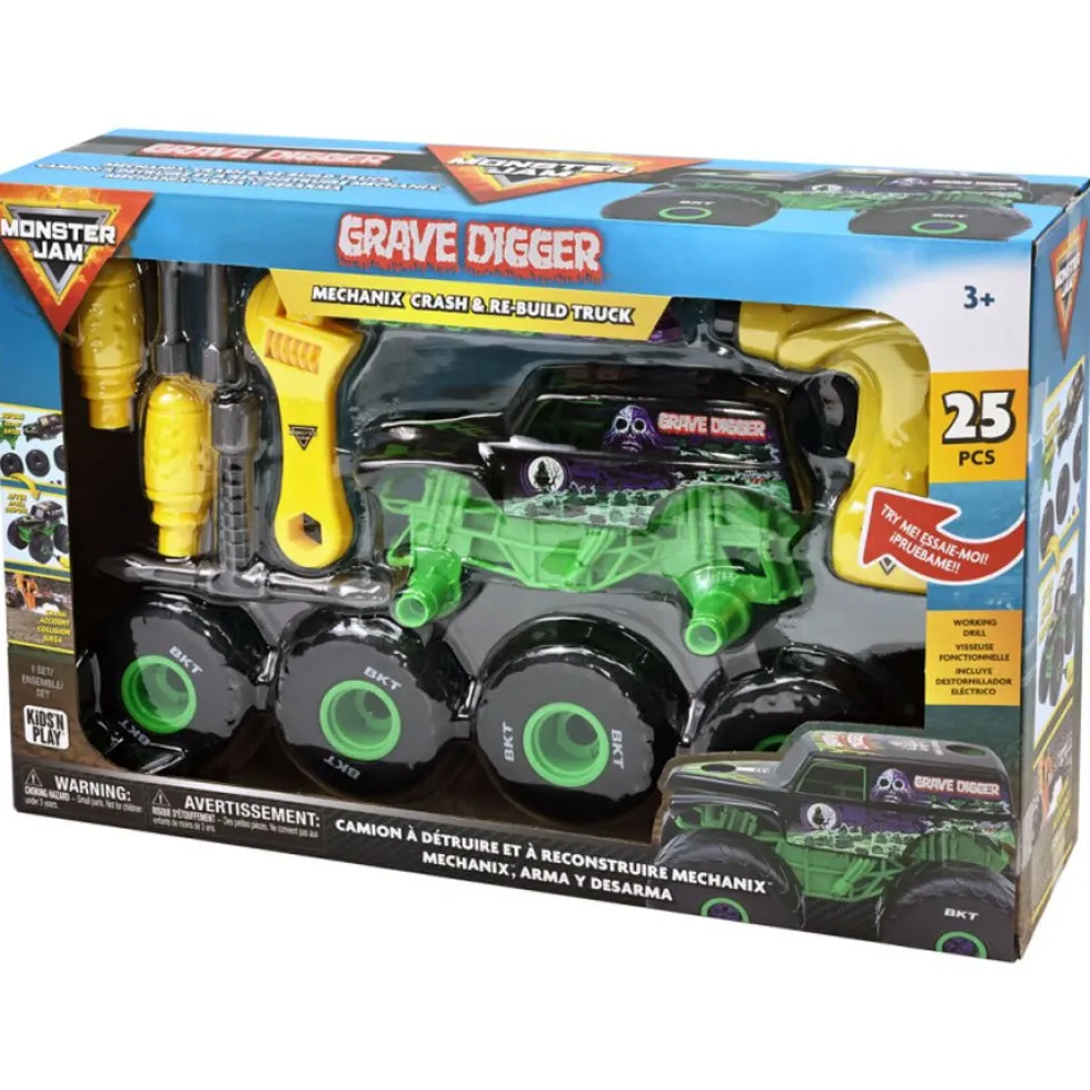 Mechanix Byg Din Egen Monstertruck i Grave Digger