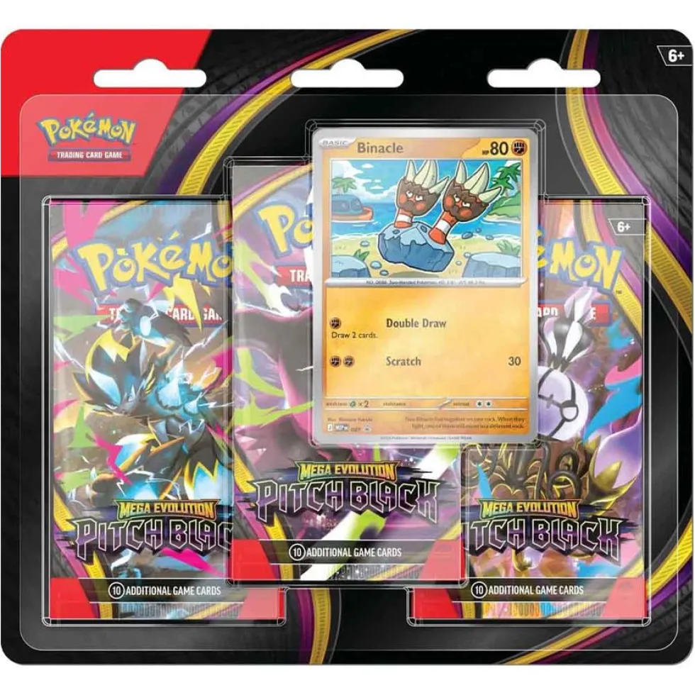 Mega Evolution Pitch Black ME05 3-pak Blister Binacle
