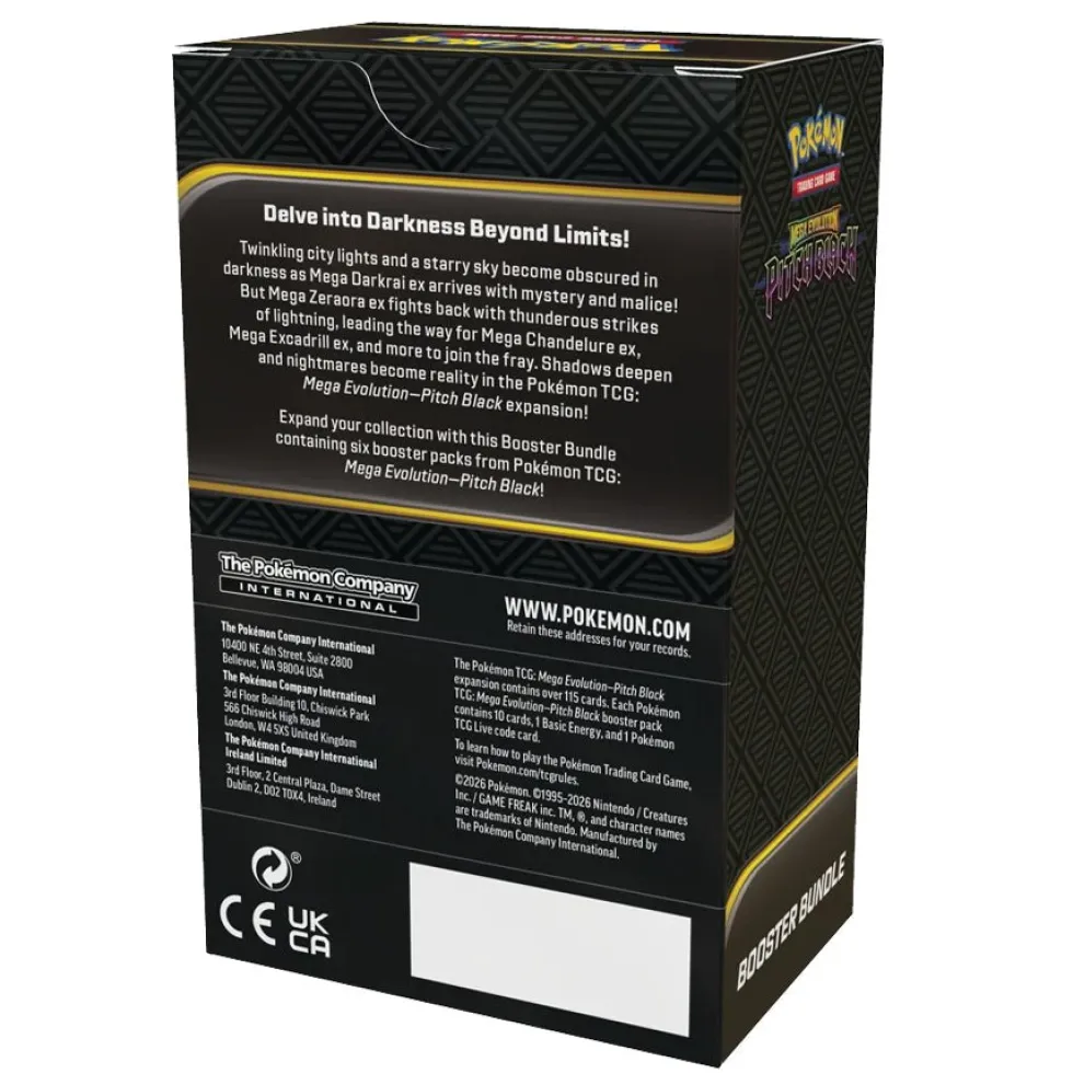 Mega Evolution Pitch Black ME05 Booster Bundle