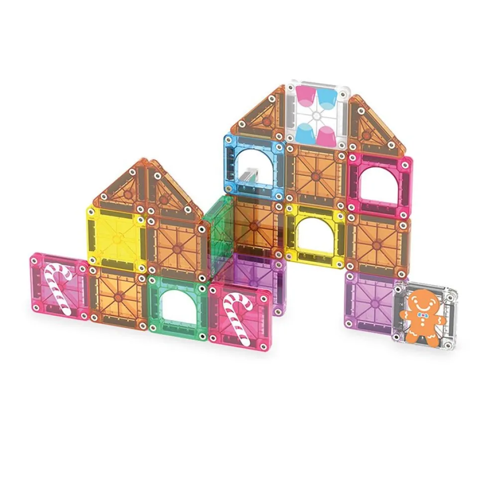 MicroMAGS Gingerbread Hus Rejsesæt (24 dele)
