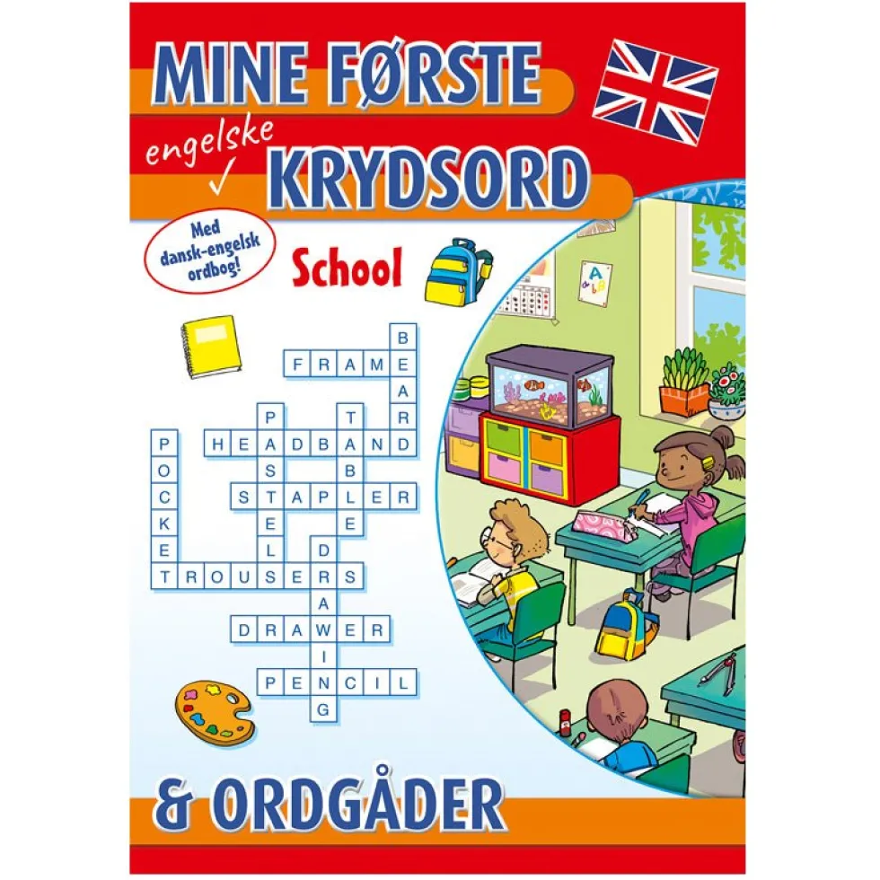 Mine første engelske krydsord og ordgåder, School