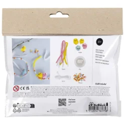 Mini DIY kit Dekoration, asst Farver