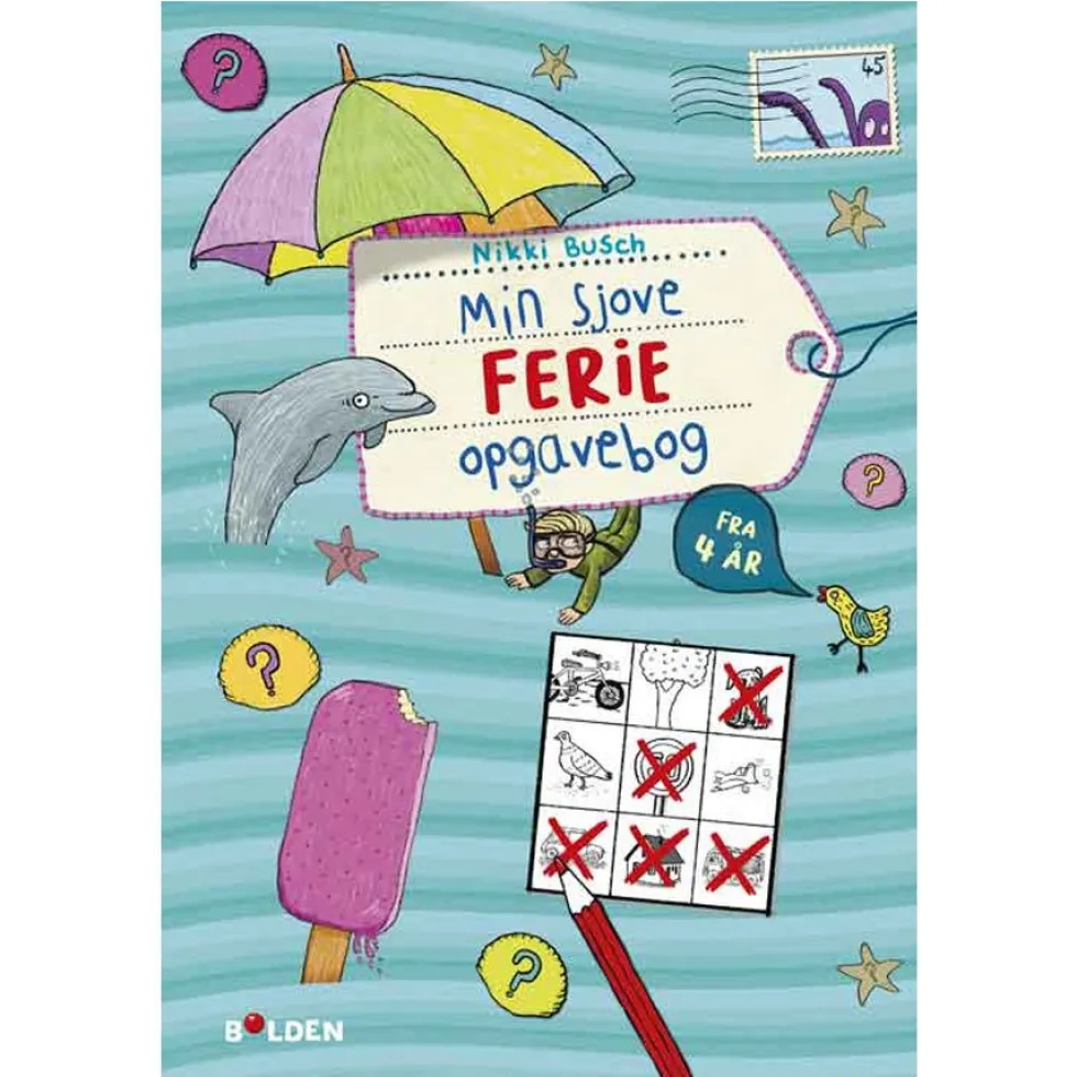 Min Sjove Ferie-opgavebog - Fra 4 år