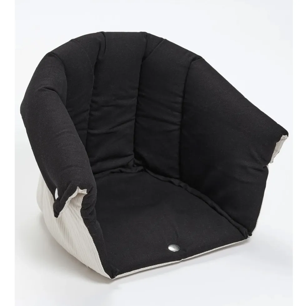 Multifunktionel Kaleche Til Babylift i Black med Cream Solid Striber