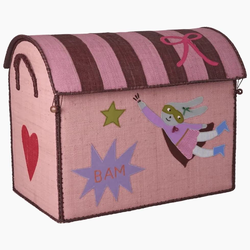 Opbevaringskurv Hero Pink (stor)