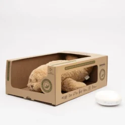 Organic Humming Sæl med Lampe i Cappuccino