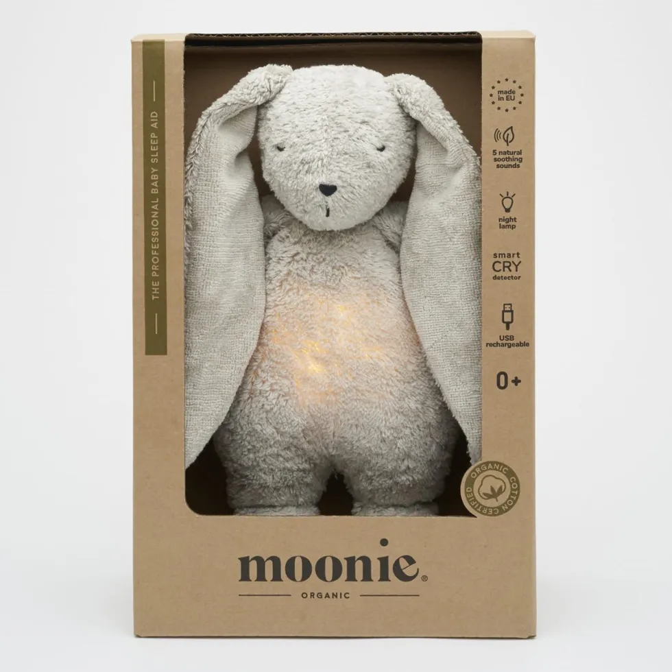 Organic Kanin Med Lampe Grey Natur