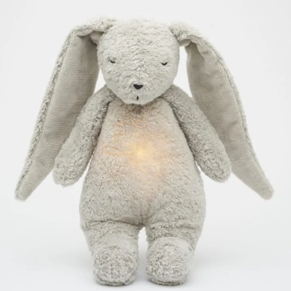 Organic Kanin Med Lampe Grey Natur