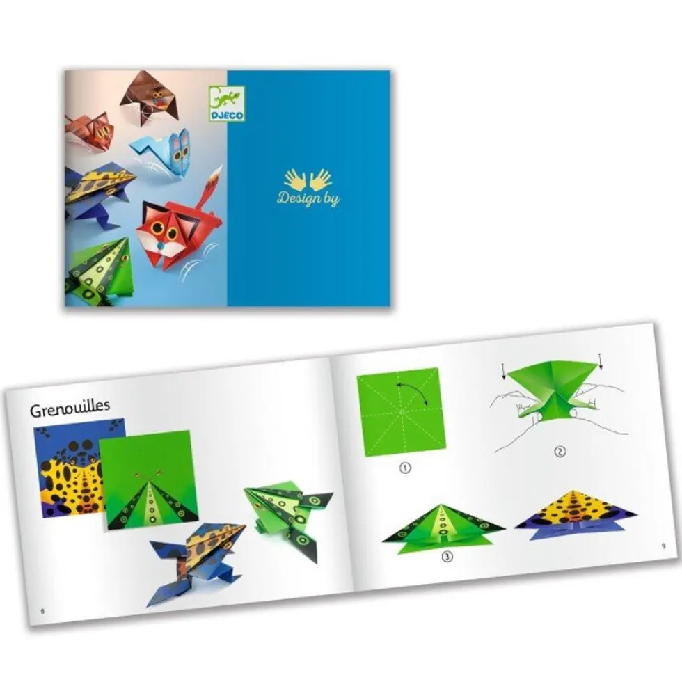 Origami "Hoppende Dyr"