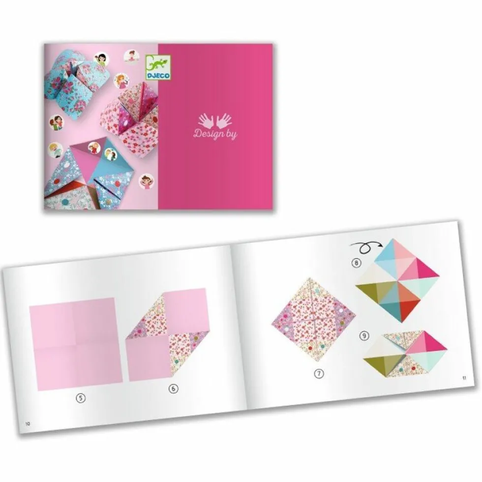 Origami "Nip-Nappere i Lyse Farver"