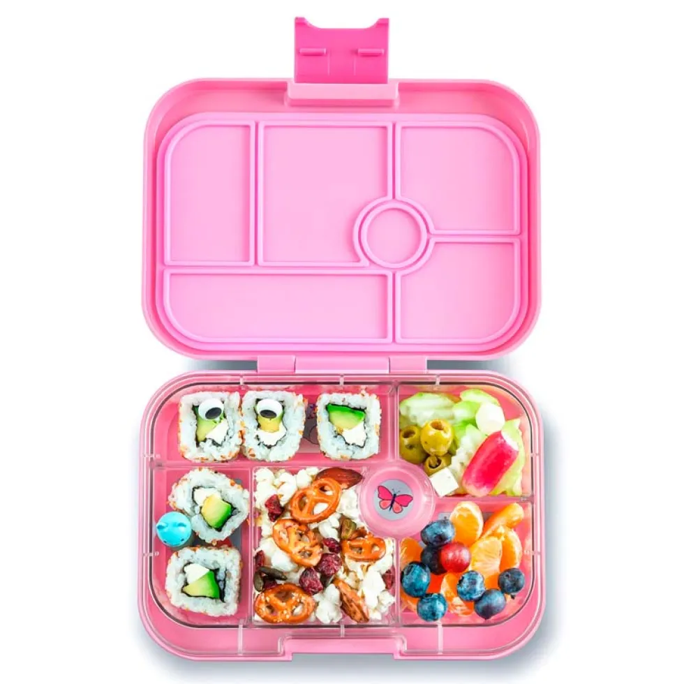 Original Madkasse Med 6 Rum Power Pink Unicorn Tray