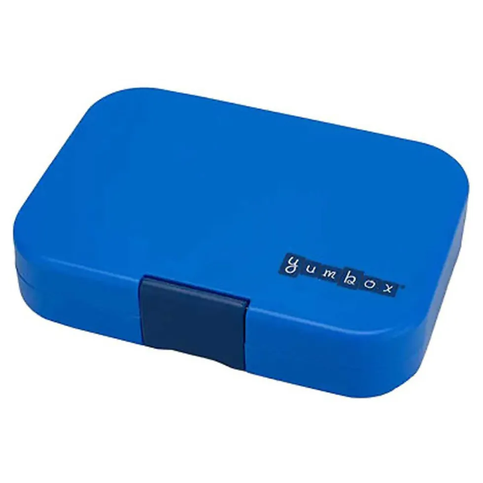 Original Madkasse Med 6 Rum Surf Blue/Funny Monsters Tray