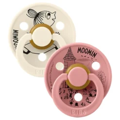 2-Pak BIBS X Mumi Lille My Colour Sut Ivory/Dusty Pink (Str 2)