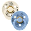 2-Pak BIBS X Mumi Mymlen Colour Sut Ivory/Sky Blue (Str 2)