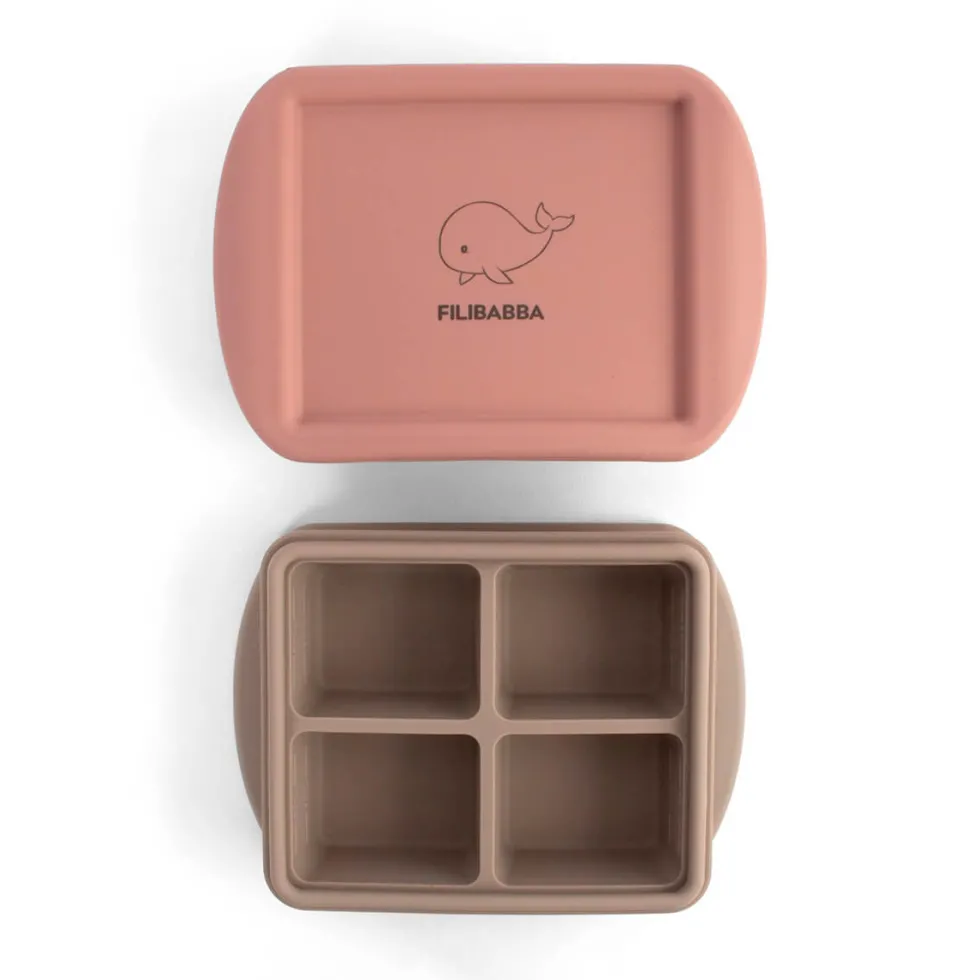 2-Pak Frysebakke Til Babymad Rose Mix
