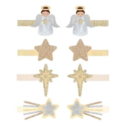 8-Pak Hårclips Sparkle Angel