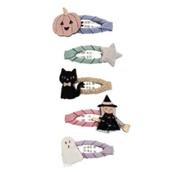 5-Pak Hårspænder Mini Halloween